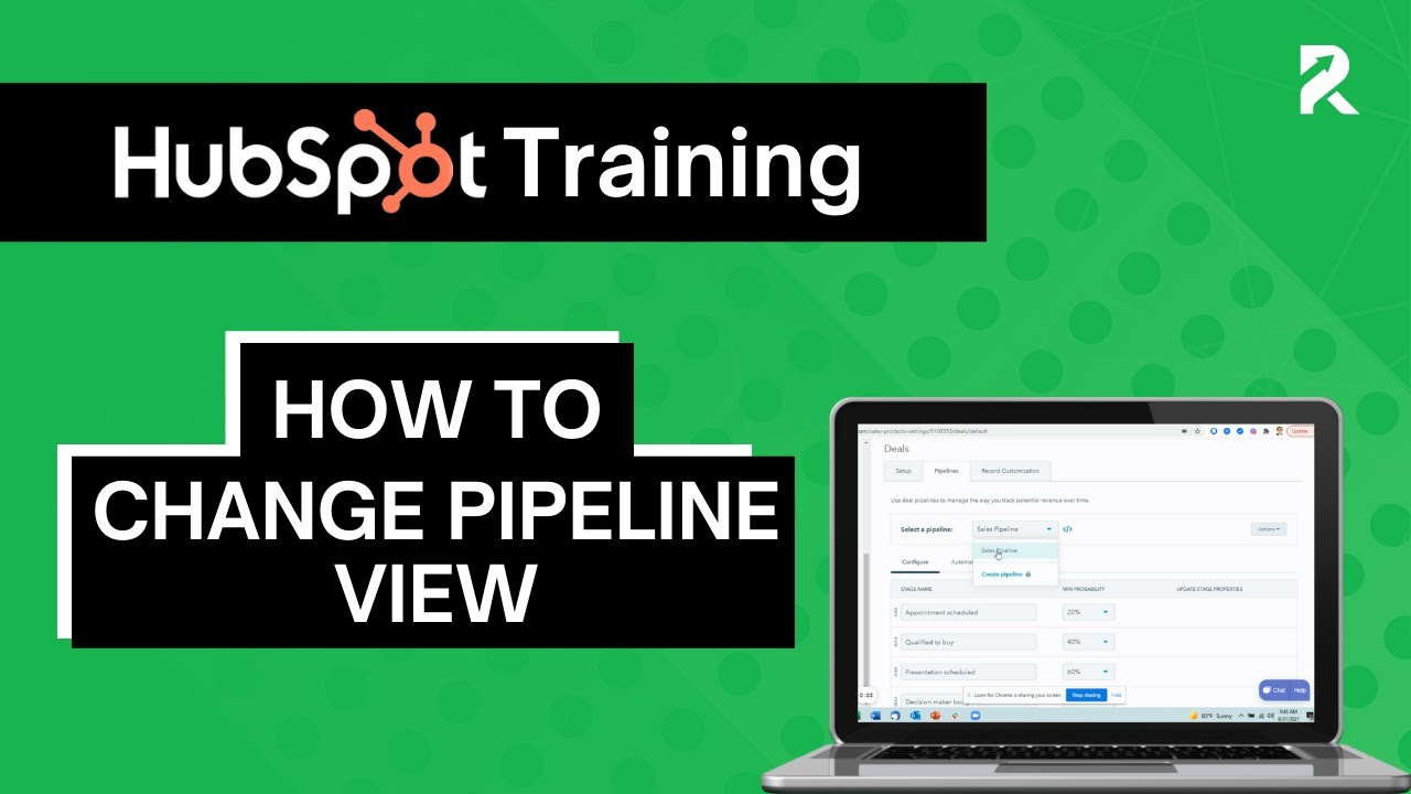Changing Pipeline View in HubSpot