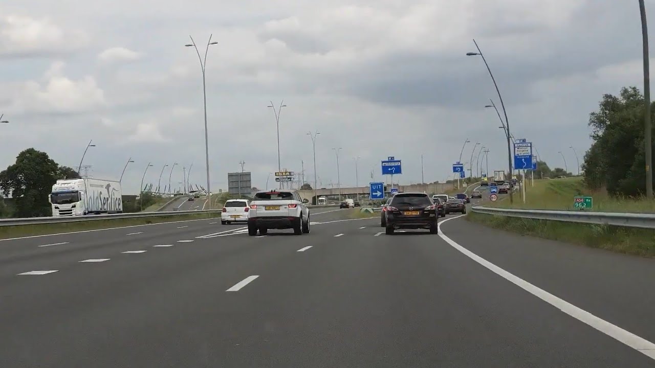 Dashcam Beelden Best 》 Nuenen Via: A2,A50 en John F Kennedylaan.