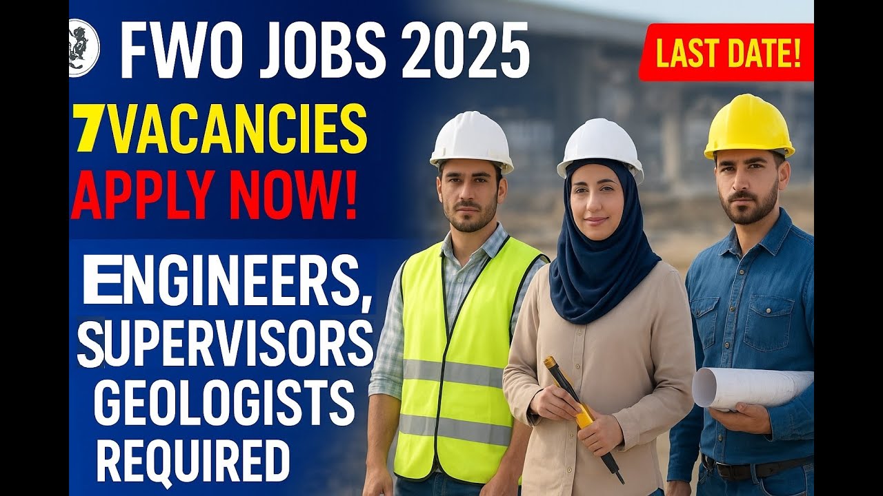 FWO Jobs 2025 | Frontier Works Organization Latest Vacancies | Latest Jobs in Pakistan 2025
