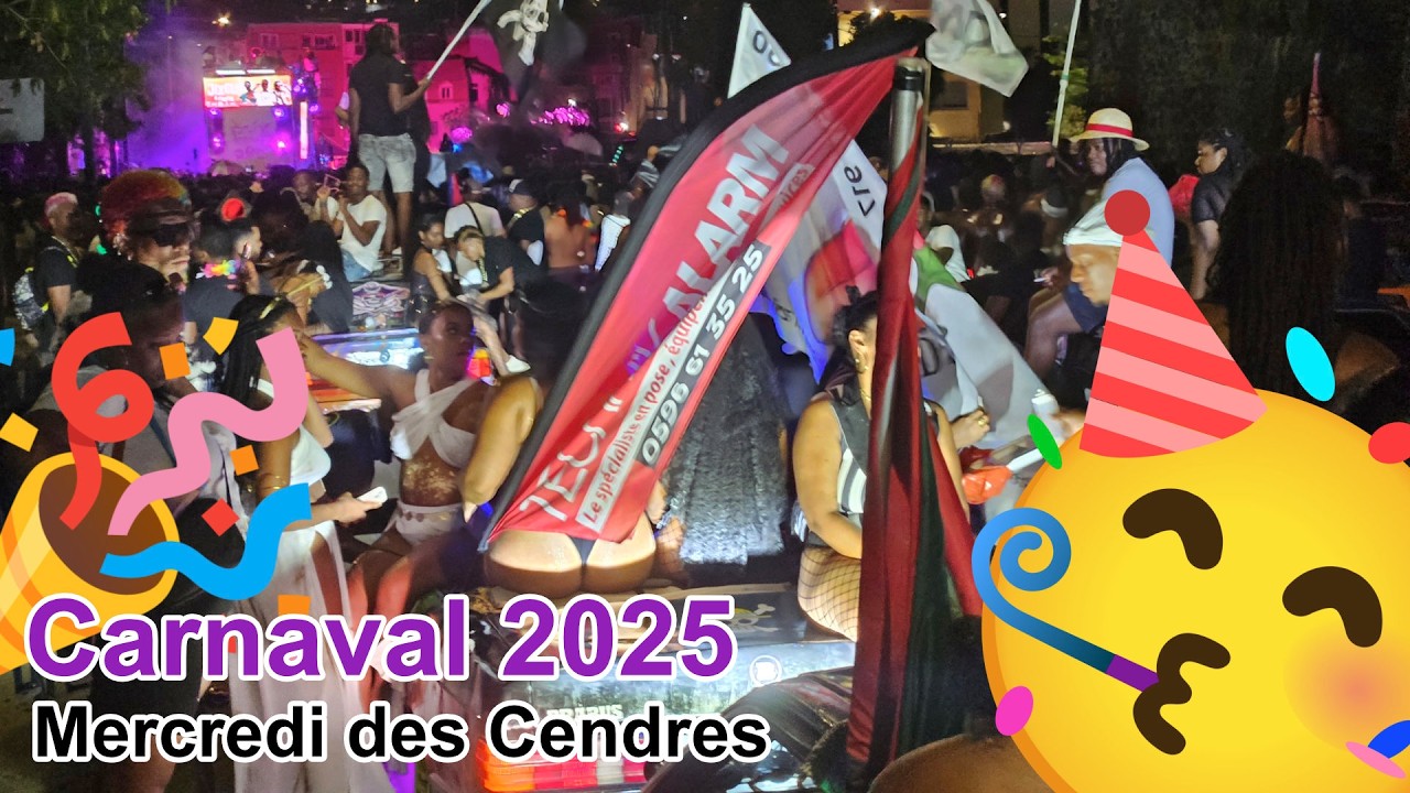 💃🏿🕺🏿 Carnaval Martinique 2025 | MERCREDI DES CENDRES, le jour le plus CHAUD à Fort-de-France ! 🔥