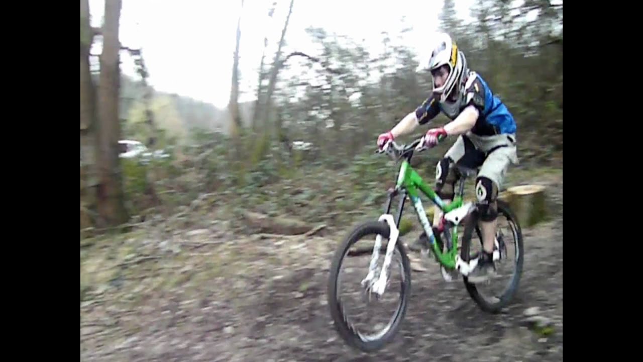 Forest of Dean MTB - Car Park Drop ( FoD downhill - mountain biking )