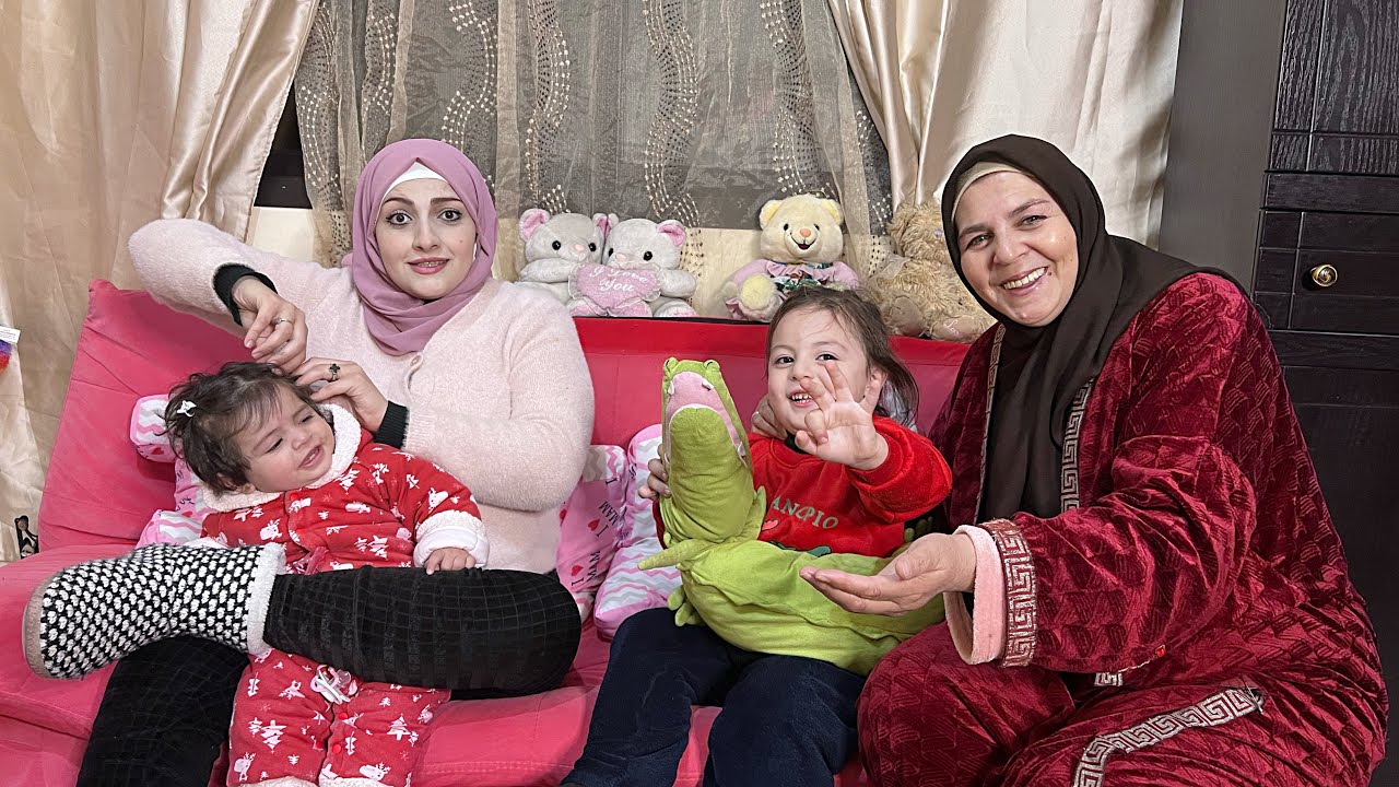 روتيني المسائي مع ولادي 😰( غرفتي صغيرة للمولود الجديد)😔