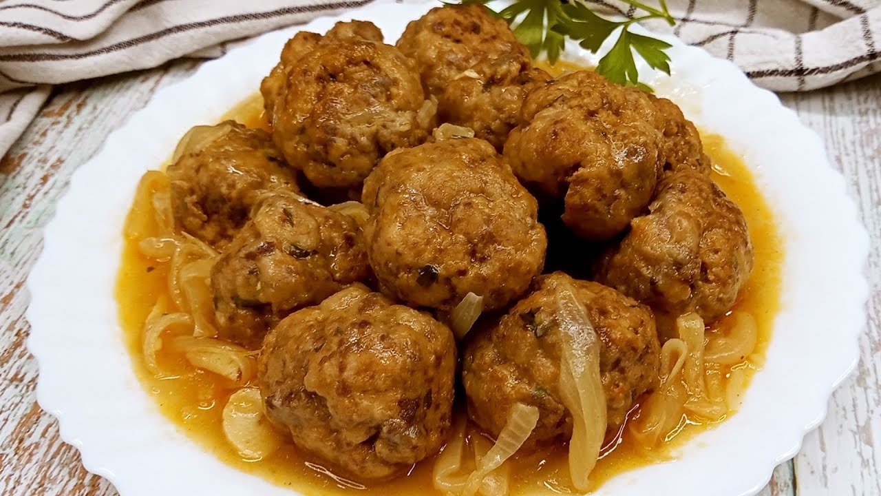 ALBÓNDIGAS EN SALSA DE CEBOLLA ¡¡¡ No dejes de probarlas, está ESPECTACULARES !!!