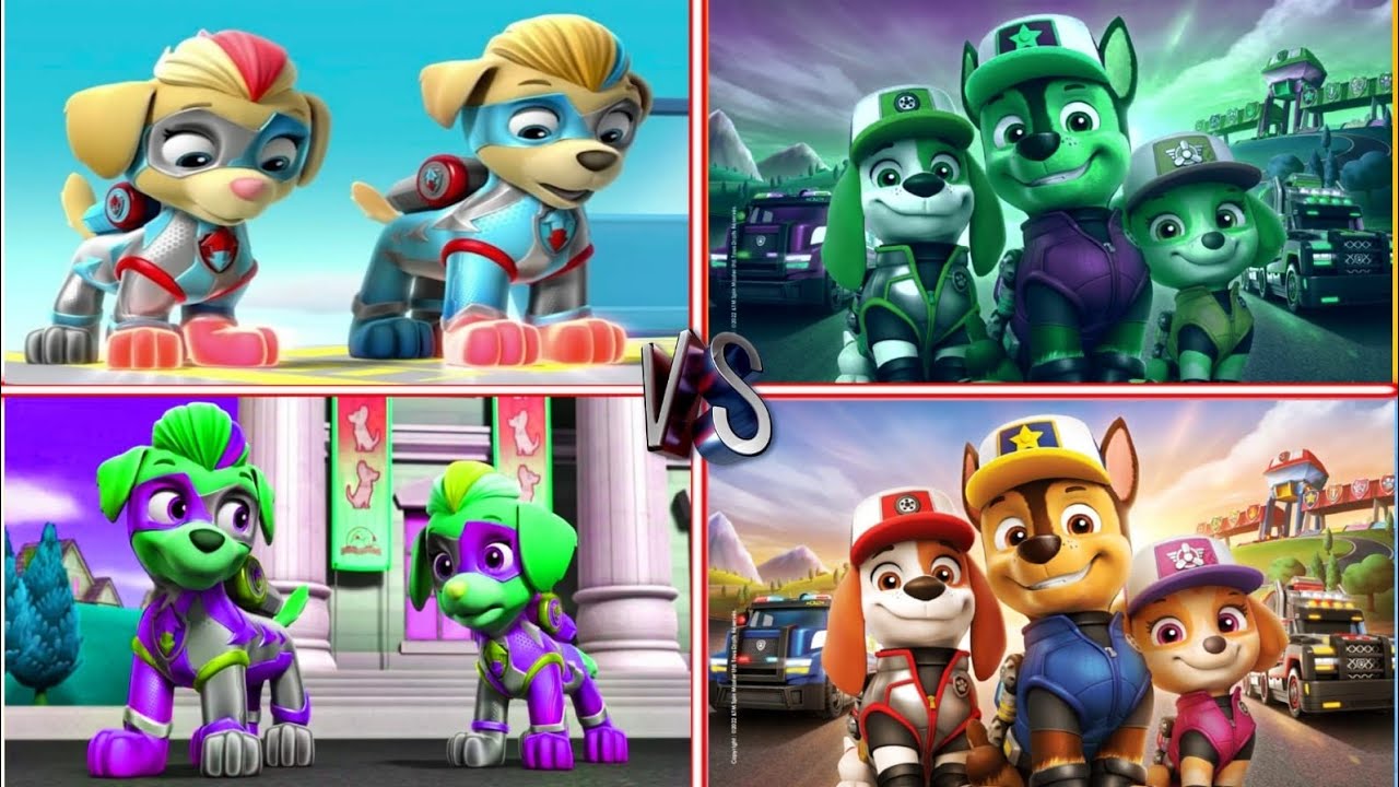 Paw Patrol Team Chase - Skye - Rubble - Marchall | Tiles Hop EDM Rush