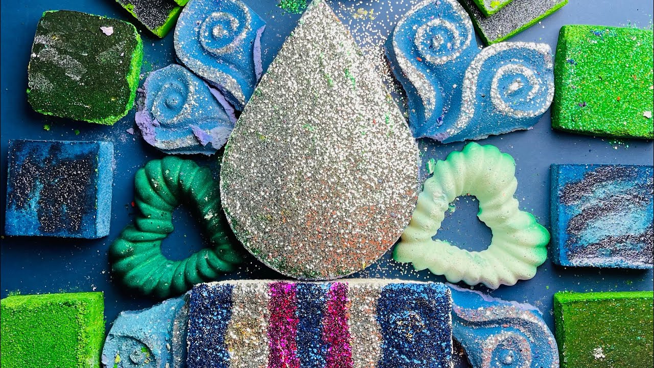 Powdery, dusty, Glittery, mudpie, and Fresh Crunchy Blocks