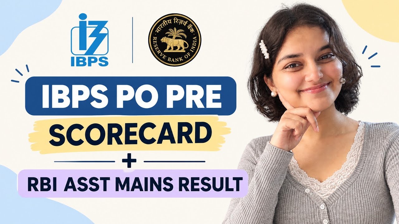 IBPS PO SCORECARD OUT + RBI ASST MAINS RESULT #IBPSPO #SBIPO #RRBPO