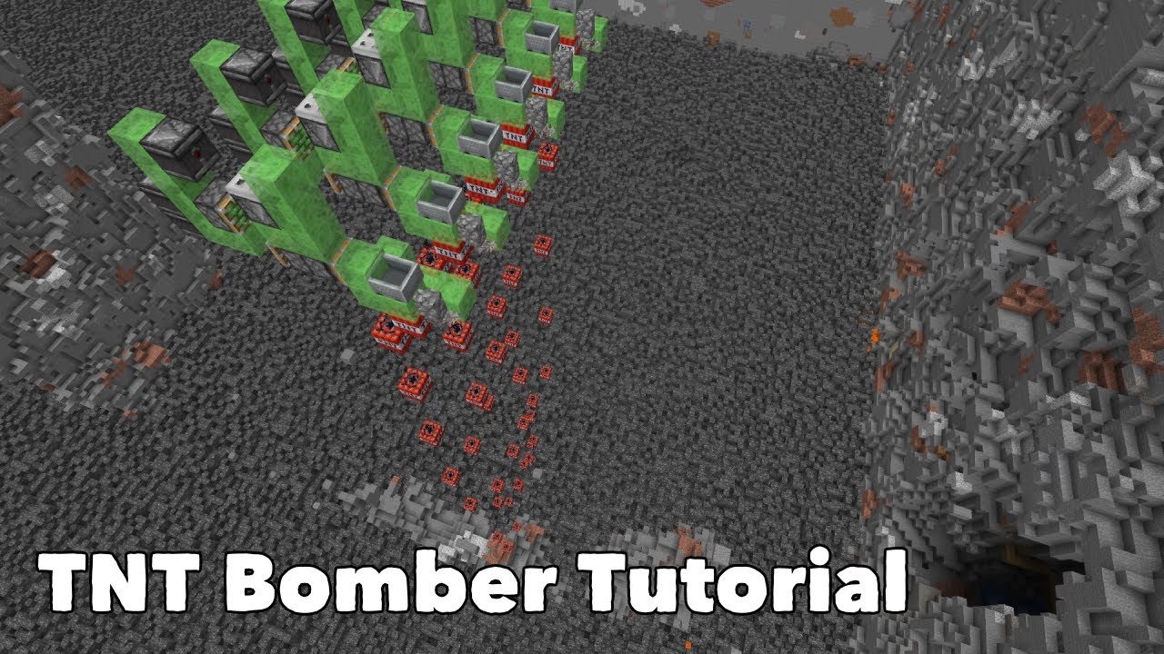 Minecraft Tutorial - Flying TNT Bomber 1.16+