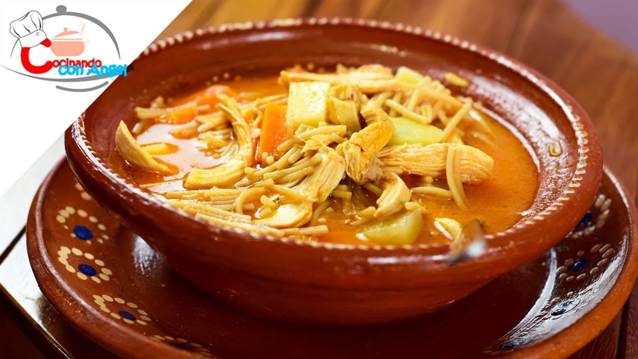 Sopa de Fideo Con Pollo | Receta DELICIOSA