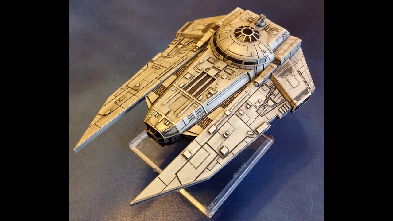 The Cardboard Dungeon: X-Wing Ship Review - VT-49 Decimator