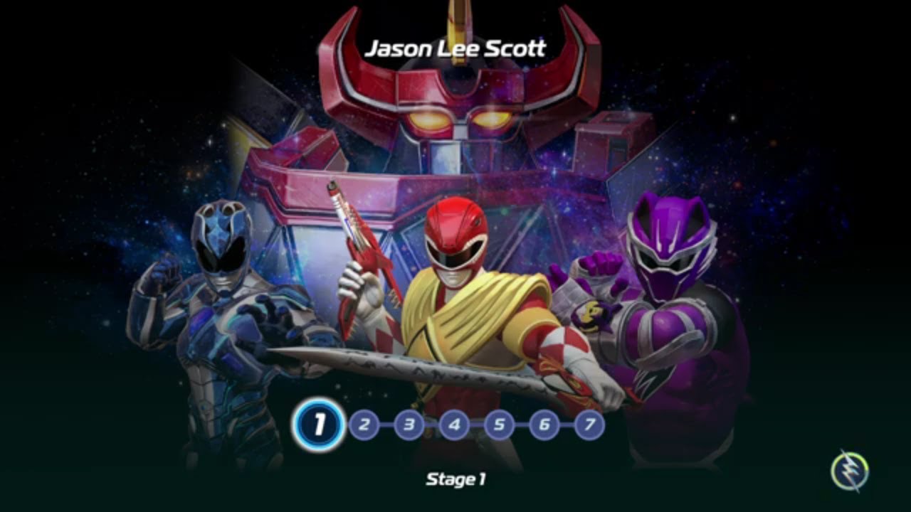Power Rangers - Battle for The Grid Red Ranger,Cenozoic Ranger,Wolf Ranger In Arcade Mode