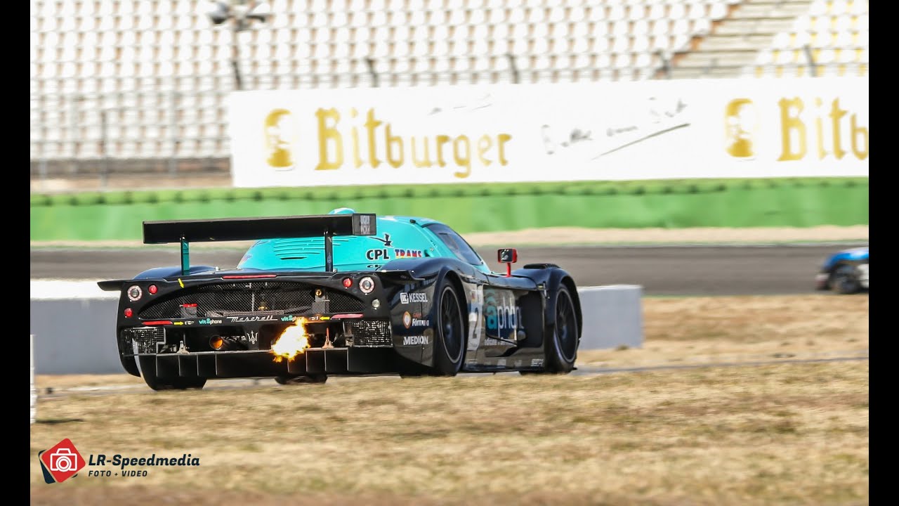 Maserati MC12 GT1 - Pure Sound, loud Downshifts and Racing on the Limit