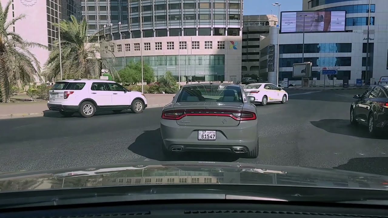 Downtown Kuwait city | dashcam view | SlySide