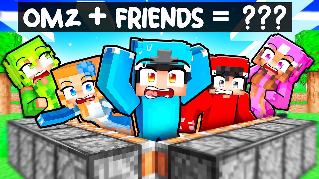 Omz + ALL FRIENDS = ??? In Minecraft!