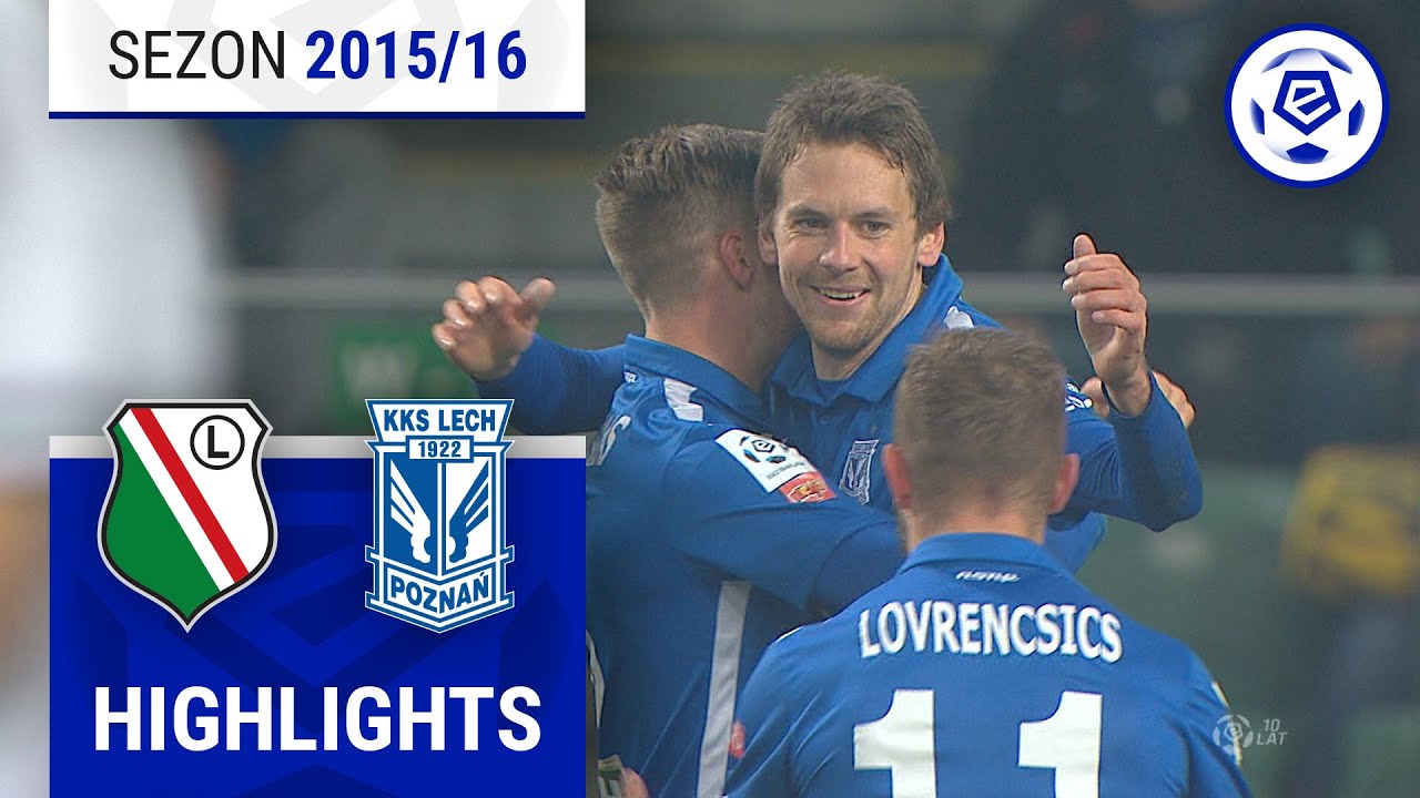 Legia Warszawa - Lech Poznań 0:1 | SKRÓT | Ekstraklasa 2015/16 | 13. Kolejka