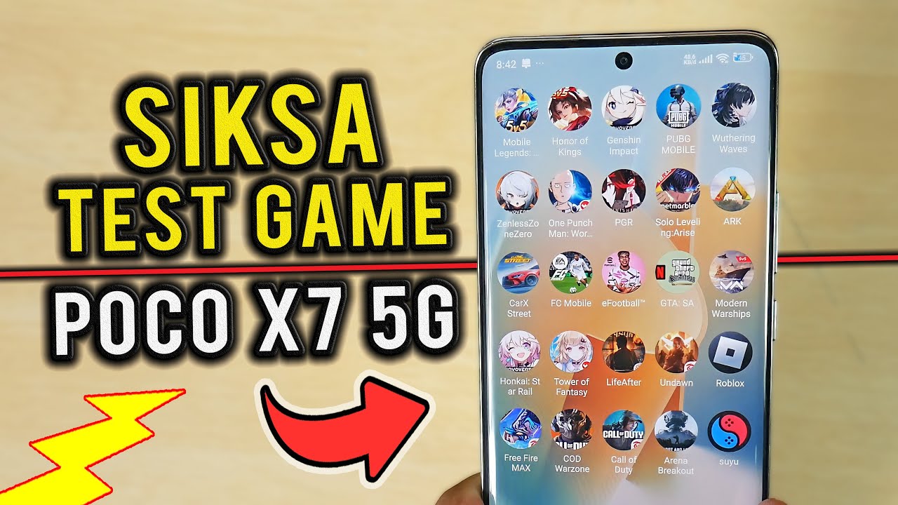 POCO X7 5G Full Test Siksa Main Game Berat Mediatek 7300 Ultra Gak Bisa Panas ? Gameplay Gaming