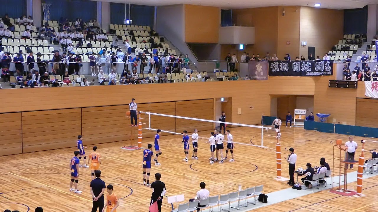 第1 埼玉栄 - 坂戸西 [準決勝]2019年5月11日(土)令和元年度関東高校バレーボール大会埼玉県予選会[男子]