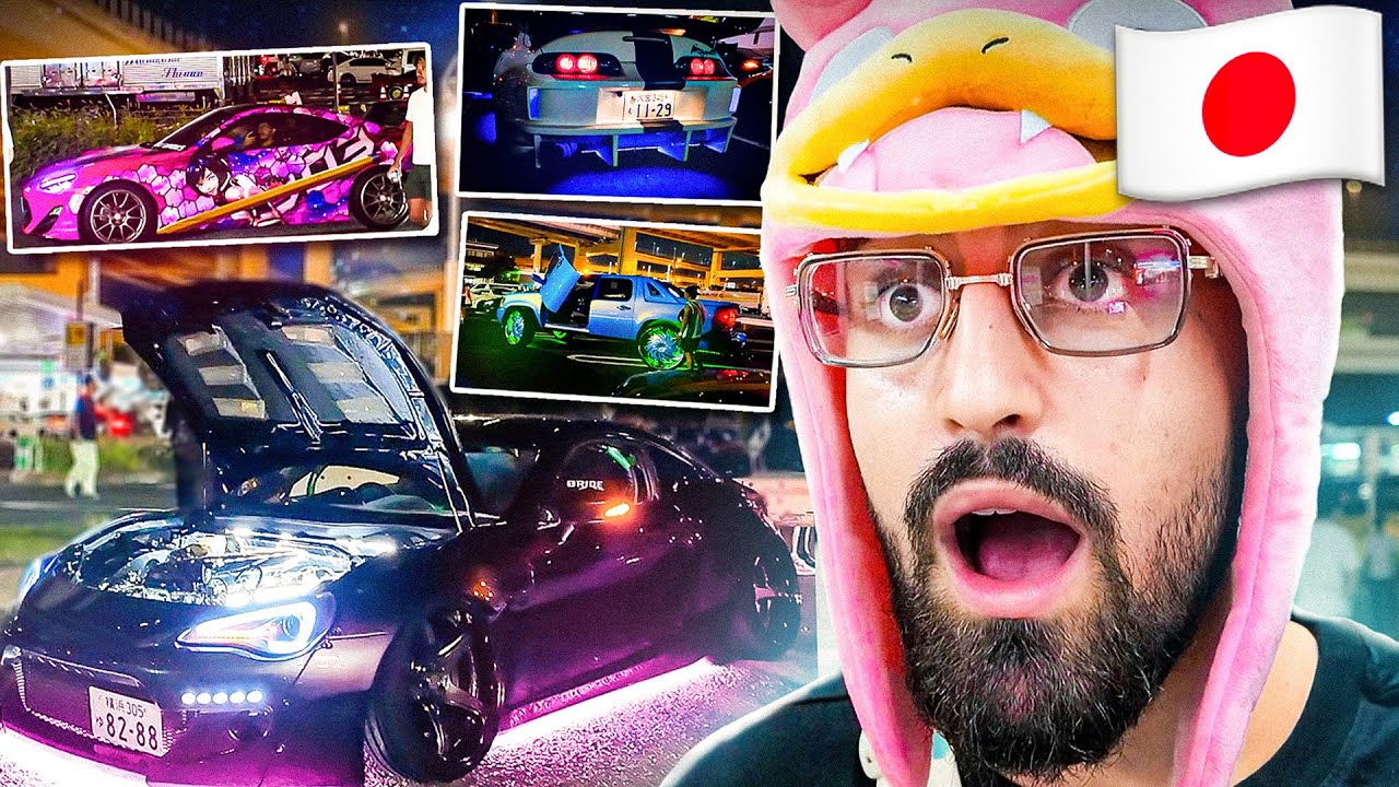 DAS LEGENDÄRSTE TUNING TREFFEN IN TOKYO + SPRITZTOUR 700 PS AUTO! 🔥🇯🇵