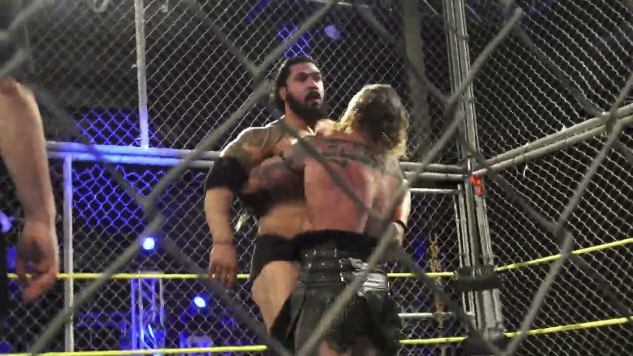 Blood & Steel Cage Match: CRIXUS vs Mahabali Shera (Partial Match)