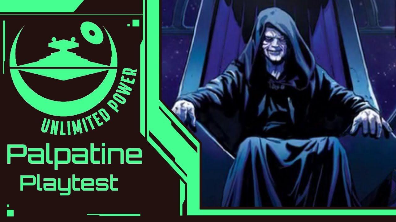 Palpatine playtest: Star Wars Unlimited Gameplay Stream