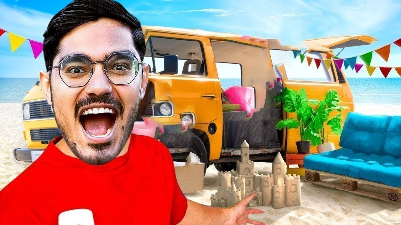 Making a Luxury 5 Star Room in Our Bus   बस को बना दिया लग्जरी रूम