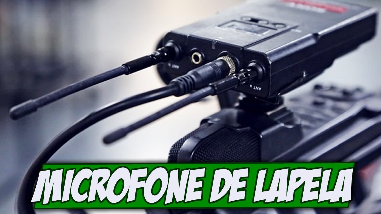 Meu NOVO Microfone de lapela sem fio