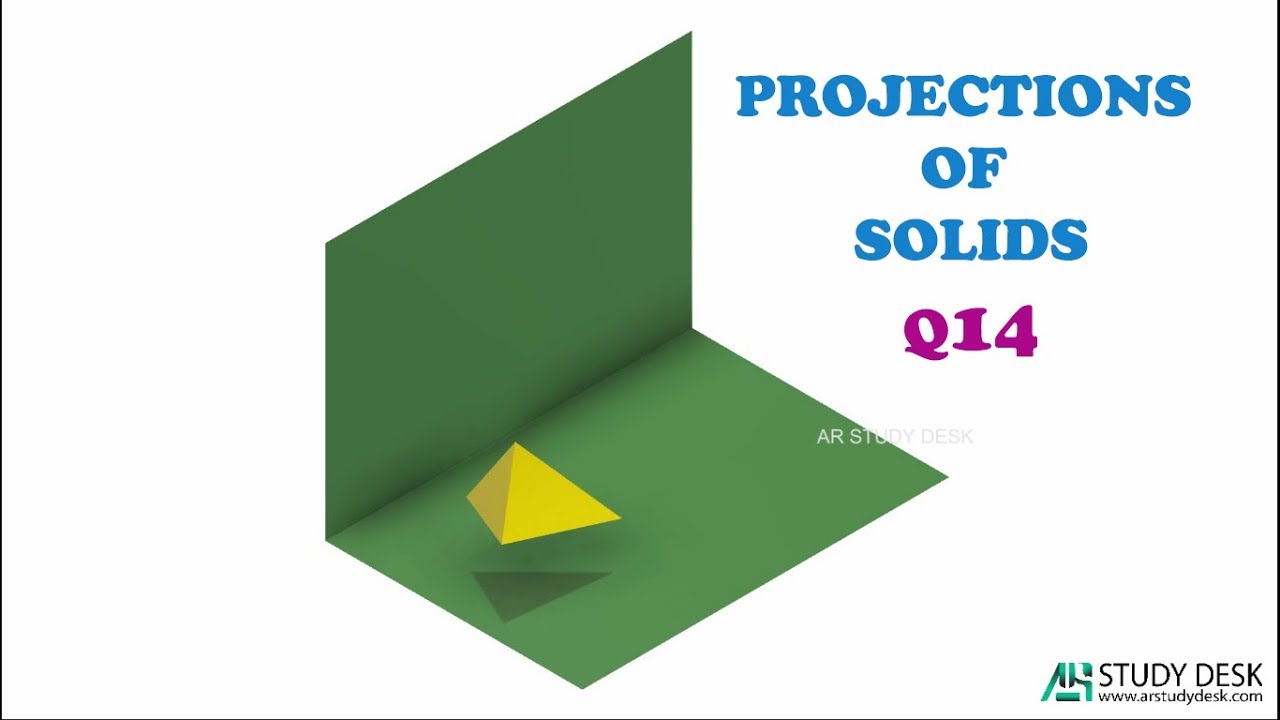 Projections of Solids Q14 - 3D Animation