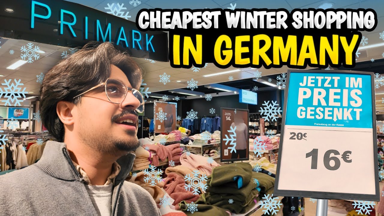 Cheapest Winter Shopping in Germany 🇩🇪 | Sab kuch Sastay Mein! | Best Place For Students in 2025. 