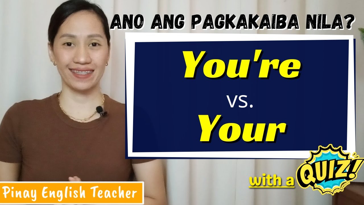 You're vs. Your || Basic English Lesson