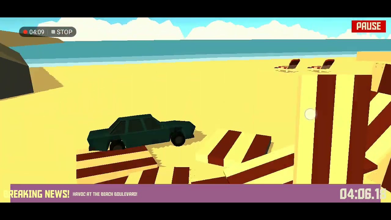 VACATION RUINS! - PAKO Car Chase Simulator Beach