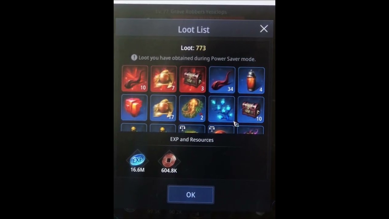 Mir4 - Afk Grind Results 😁