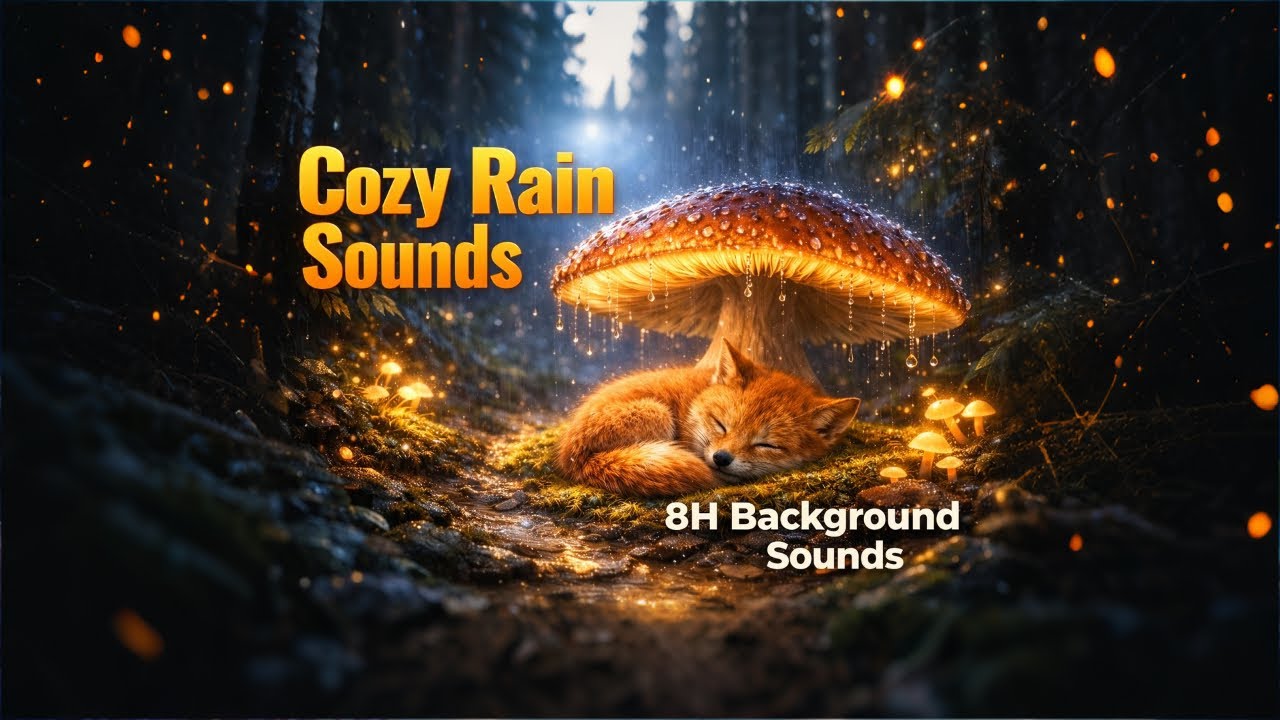 Relaxing Rain Sounds for Sleep (8H)