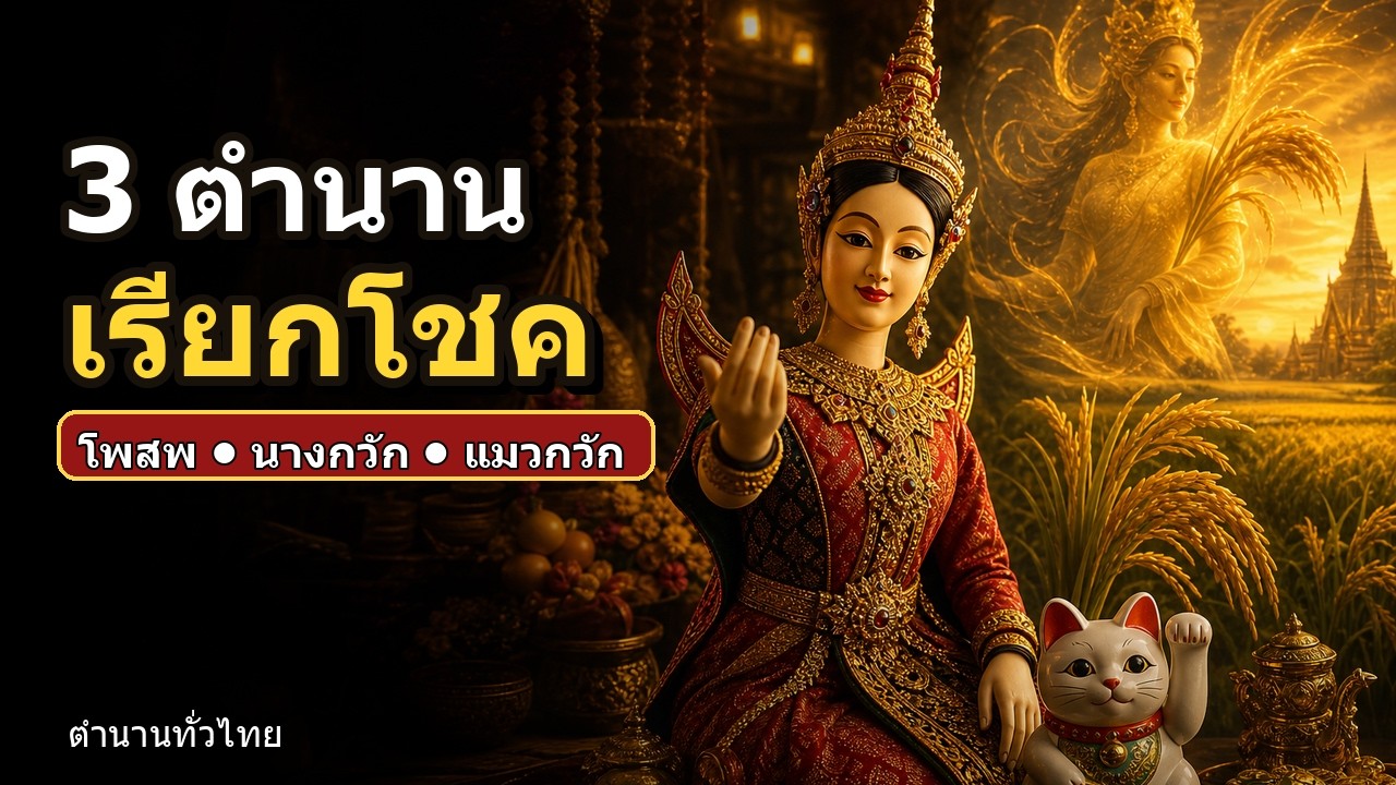 รวมตำนาน เปิดประวัติความเชื่อศักดิ์สิทธิ์ พระแม่โพสพ นางกวัก แมวกวัก ที่มาความเฮงและเรื่องลี้ลับ