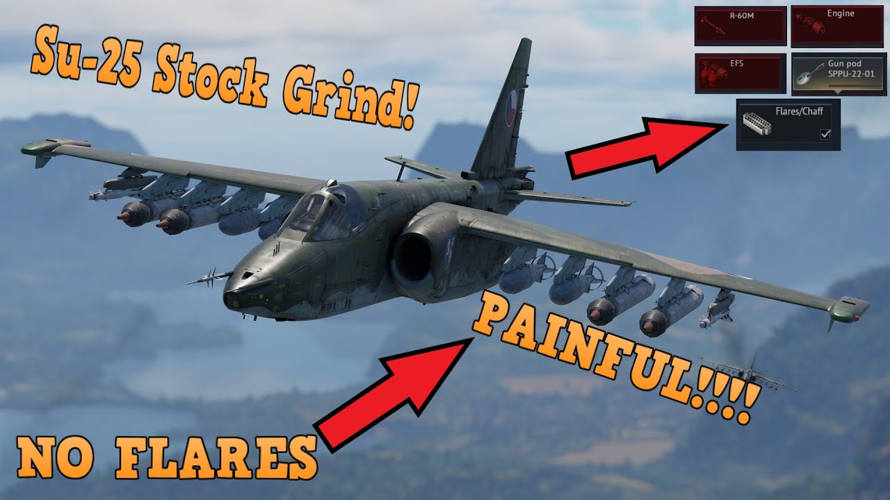 Su-25 Stock Grind | The Russian A-10 Thunderbolt? | War Thunder