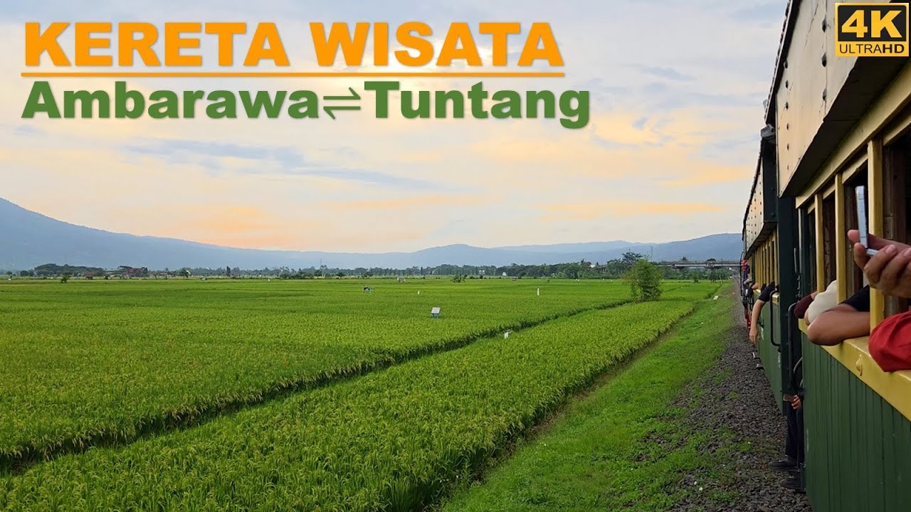[Full] Walking Around naik Kereta Api Wisata Ambarawa❗Museum Kereta Api Ambarawa ke Stasiun Tuntang