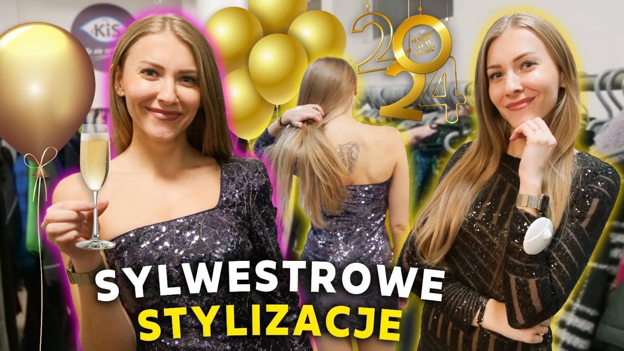 UBRAŁAM SIĘ NA SYLWESTRA W LUMPEKSIE?! 😍 *propozycje kreacji sylwestrowych w KiS Second Hand 🍾*