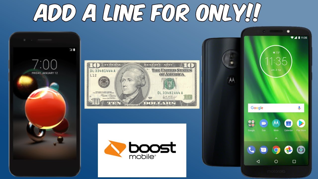 Boost Mobile $10 Add A Line Smartphone Deal