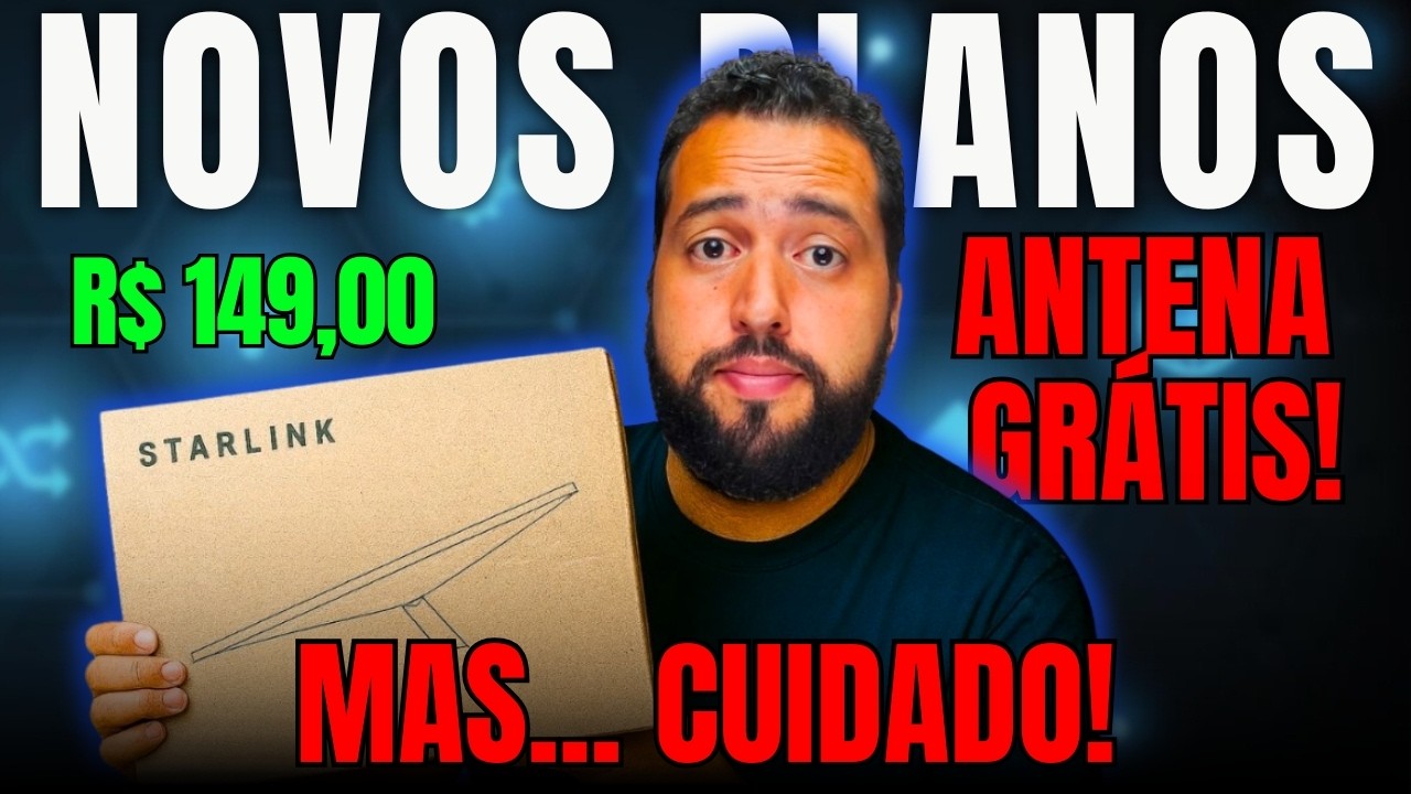 STARLINK por R$ 149,00 e ANTENA GR&Aacute;TIS! Mas.. N&atilde;o te contam isso...