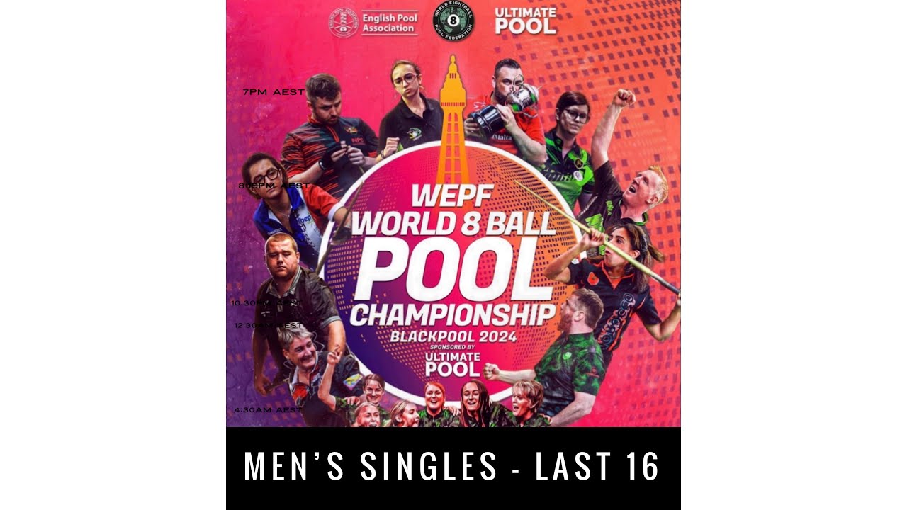 Men’s Singles Last 16 - Andy BARNETT AUS v Robert BRADY IRE