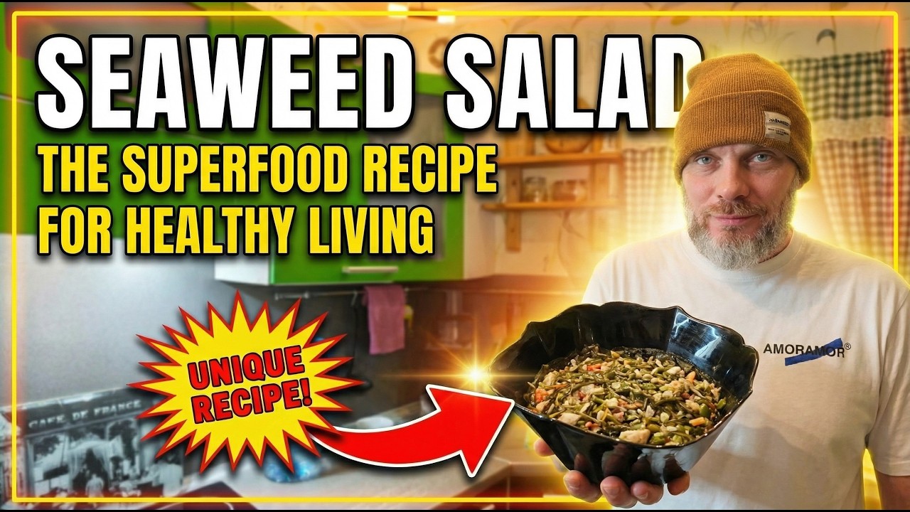 Seaweed salad — the superfood recipe for healthy living.