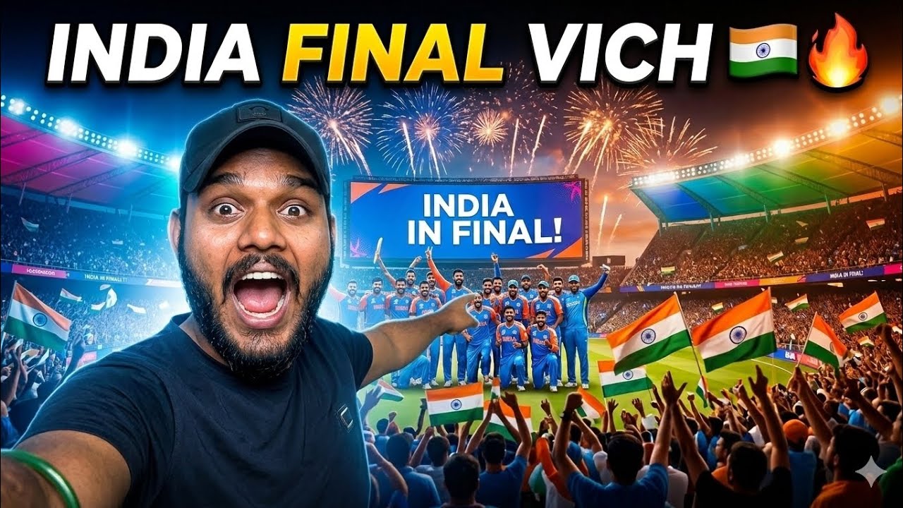 India Final Vich Chali Gayi 🇮🇳 | Public Reaction Vlog