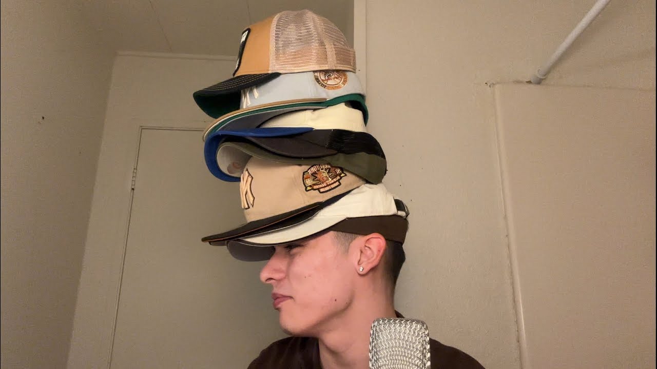 asmr mi colección de gorras