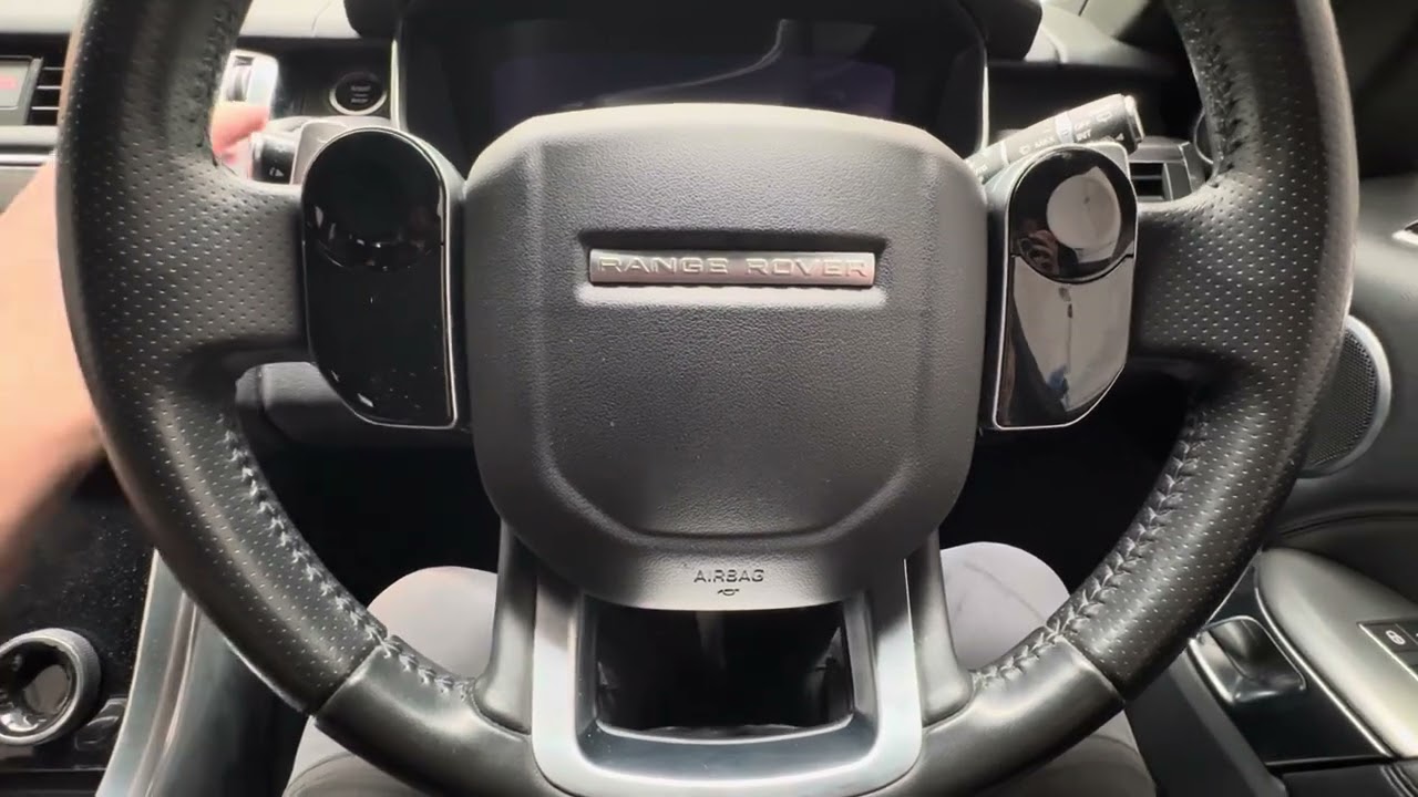 Как проверить уровень масла в двигателе Range Rover Sport.