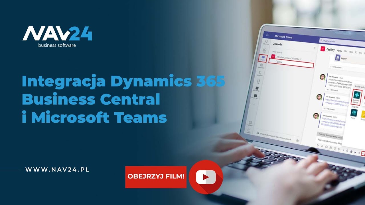 Integracja systemu Dynamics 365 Business Central z Microsoft Teams