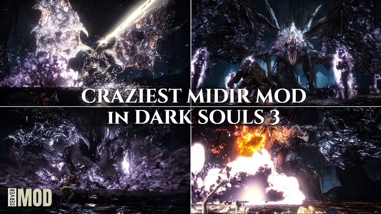 PURE CHAOS MIDIR MOD in DARK SOULS 3 | Midir but HARDER Mod (1.2) | Dark Souls III