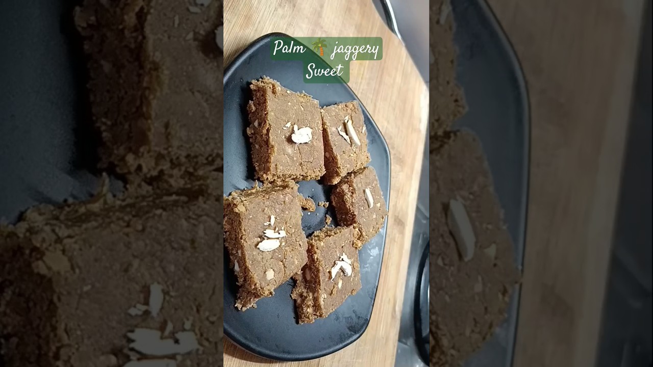 Palm jaggery sweet recipe # shorts 