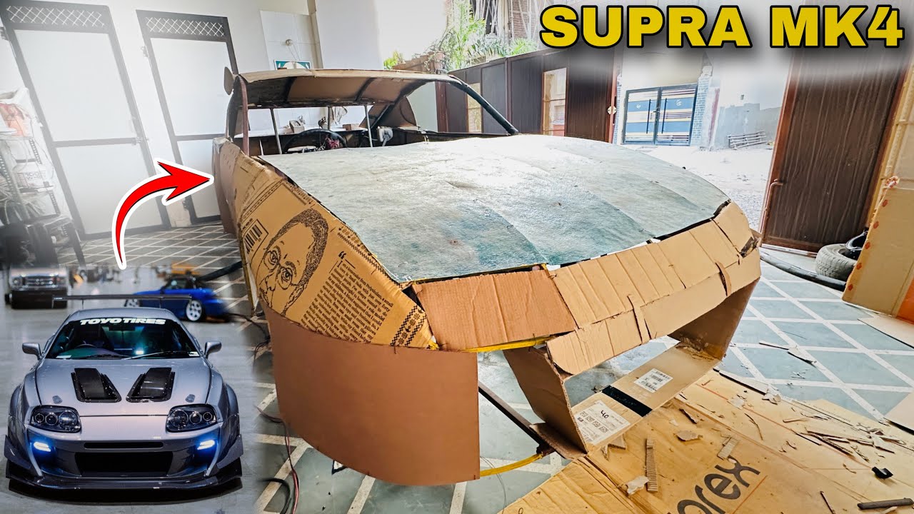 Front Work Started on my handmade Toyota supra mk4 | 50% front complete of my Toyota Supra MK4