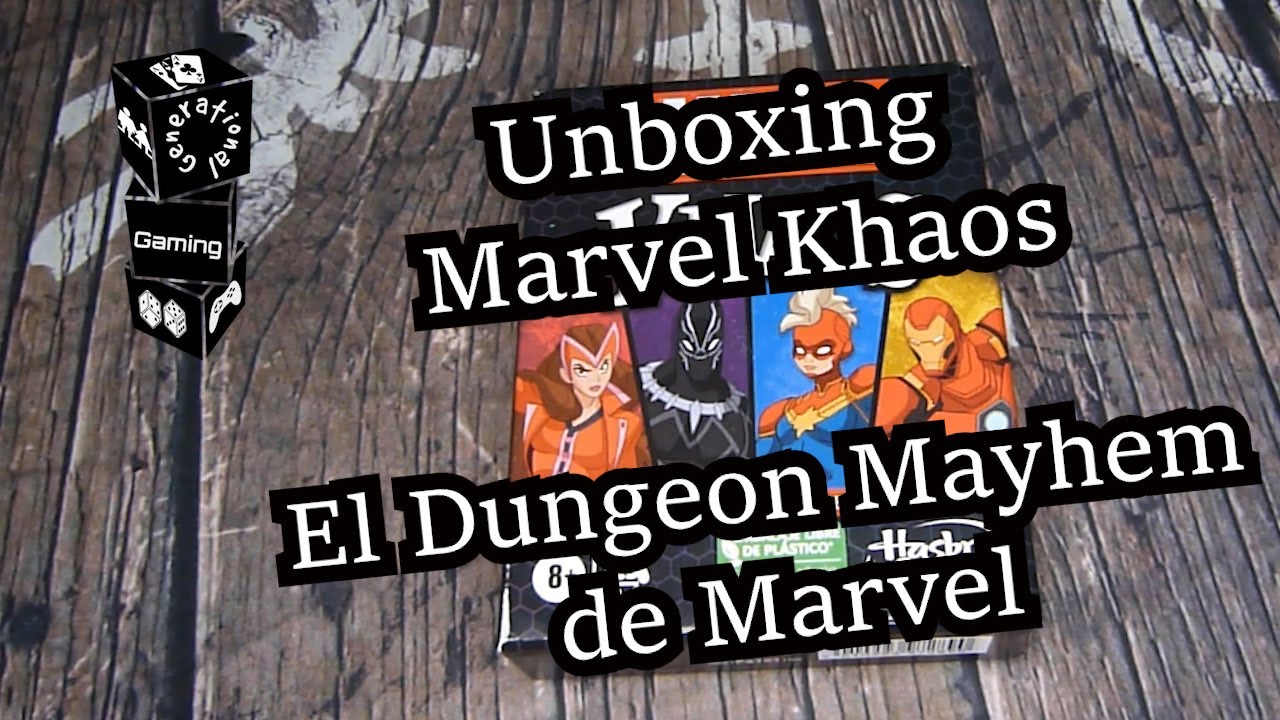 Unboxing - Marvel Khaos - El Dungeon Mayhem de Marvel