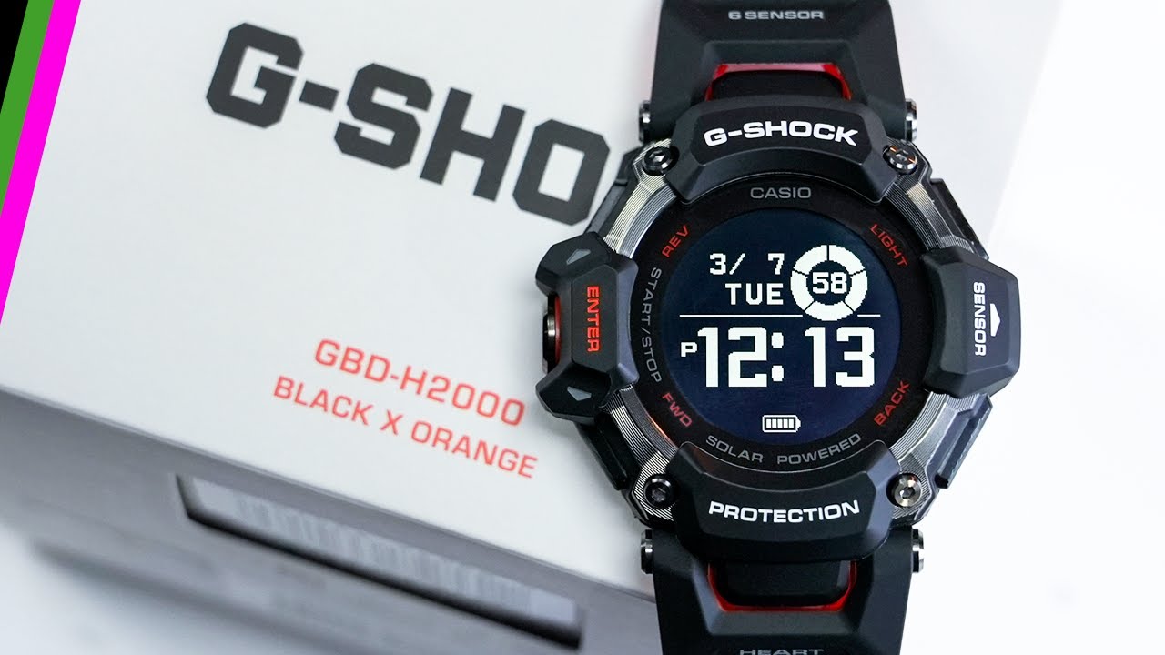 Casio G-SHOCK MOVE GBD-H2000 // Распаковка, первые впечатления и обзор интерфейса — на базе Polar!