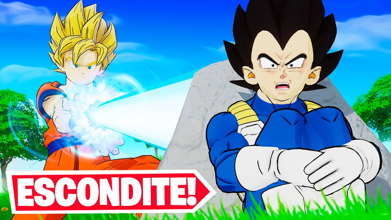 ESCÓNDETE O *KAMEHAMEHA* en Fortnite!