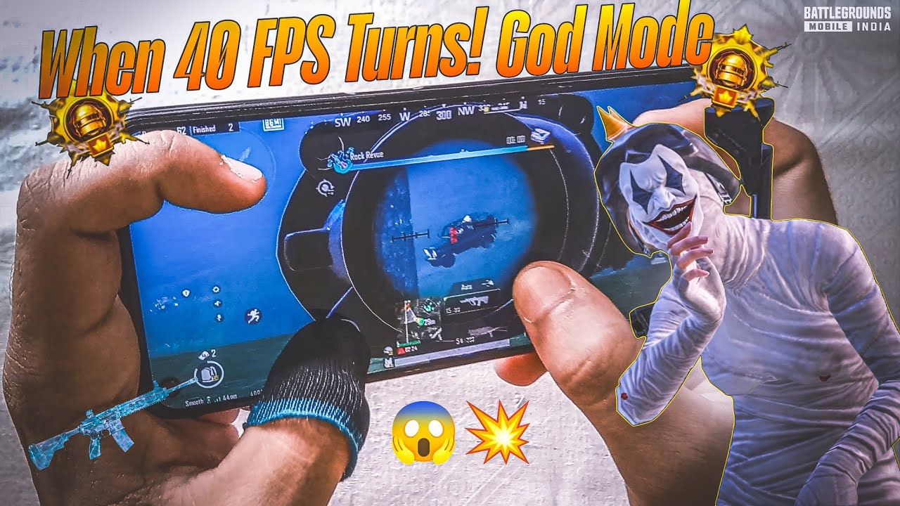 When 40 FPS Turns GOD MODE! 😱 | 4 Finger + Gyro | Solo vs Squad BGMI 💥